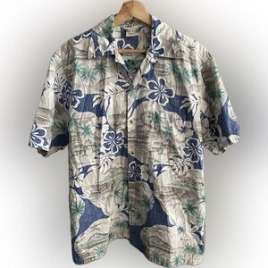 Vintage Go Barefoot Hawaiian Shirt
